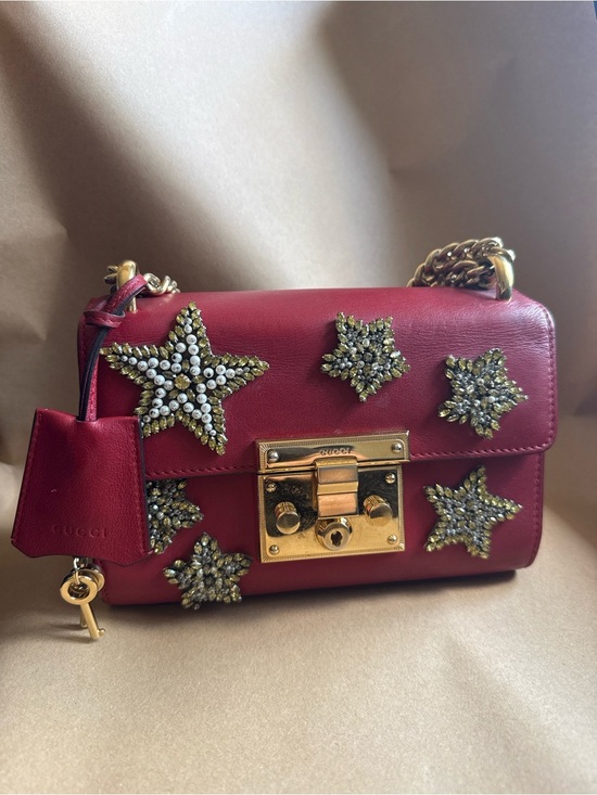 Gucci Handbags - Gucci Red Cowhide Star bag (Limited Edition)
